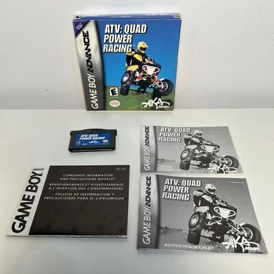 ATV: Quad Power Racing (Nintendo Game Boy Advance, 2002) Complete CIB GBA Tested - Image 1 of 4