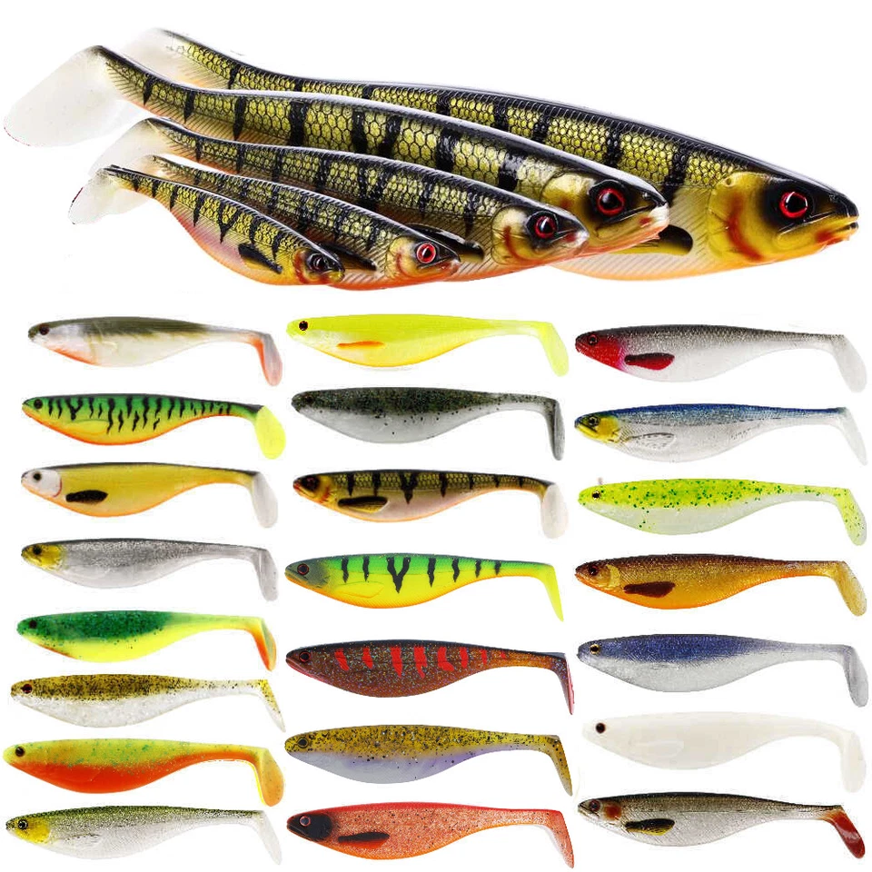 Westin ShadTeez Gummifisch 7cm, 9cm, 12cm, 16cm, 19cm alle Farben zur Auswahl - Bild 1 von 1