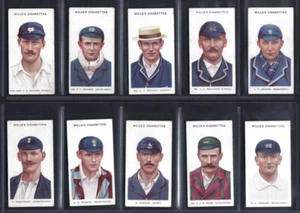 WILLS - CRICKETERS (WILLS'S) - FULL SET OF 25 CARDS - Picture 1 of 6