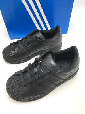 ADIDAS Superstar C Core Negro (PS) FU7715 Niños Zapatos Talla 1-13.5 Foto 1 de 4