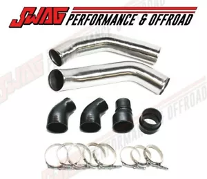 Tubos intercooler de acero inoxidable pulido para 13-18 Ram 6.7 6.7L Cummins diésel - Imagen 1 de 1