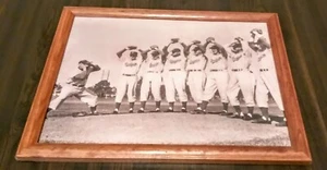 BROOKLYN DODGERS PITCHERS VINTAGE SPRING TRAINING RARE FRAMED PHOTO 14''X 11'' - Picture 1 of 5