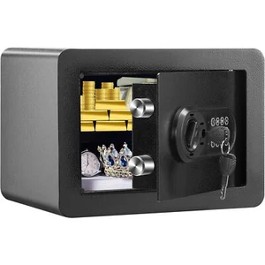 Safe 0.5 Cubic Feet Home Safe Steel for Cash Gold 13.8 x9.8 x9.8 in Wall Mounted - Picture 1 of 7