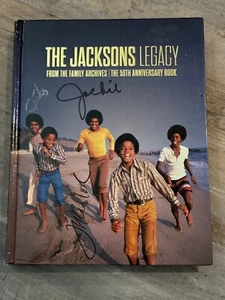 Jackson 5 Signed “The Jacksons Legacy” 50th Anniversary Book – PSA Authentic – - Picture 1 of 11
