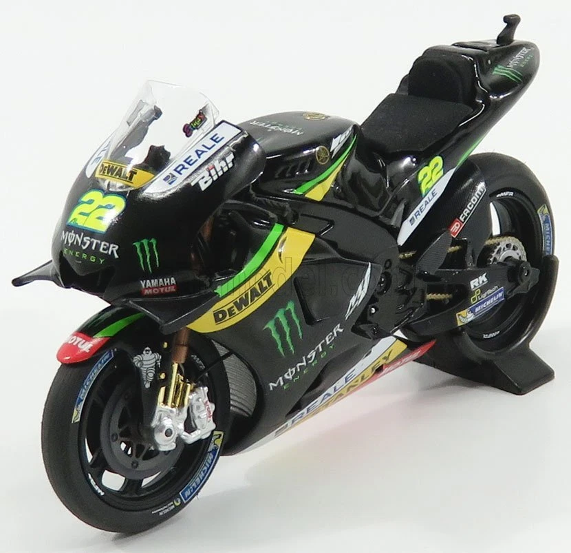 1/18 MINICHAMPS - YAMAHA - YZR-M1 MONSTER TECH3 N 22 MOTOGP SEASON 2016 18216302 - Immagine 1 di 1