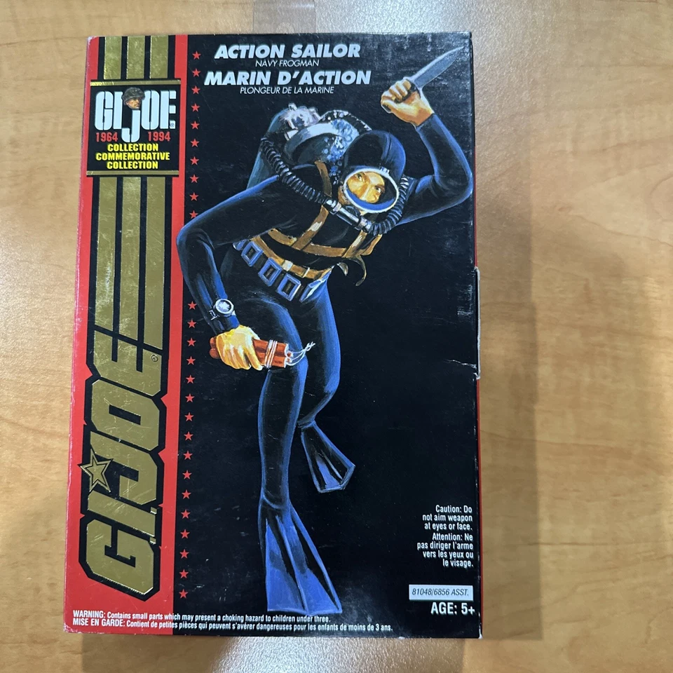 GI Joe Cobra 3 3/4 Action Sailor v1 sin usar, en caja como nuevo en caja Equipo de acción original 1994 Foto 1 de 1