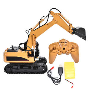 2.4G 1/14 Scale 15 Channel Electronic Excavator Remote Control Truck RC Toy.