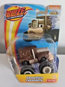 RARO BLAZE AND THE MONSTER MACHINES GASQUATCH METALLO PRESSOFUSO NICKELODEON NUOVO! - Foto 1 di 5