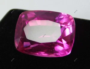 CERTIFICADO 11,66 quilates rubí rosa natural corte cojín anillo perfecto piedras preciosas sueltas - Imagen 1 de 7