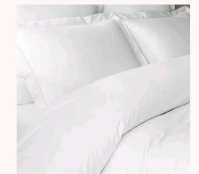 Funda nórdica clásica italiana blanca tamaño completo/queen Restauración Hardware percal Foto 1 de 4