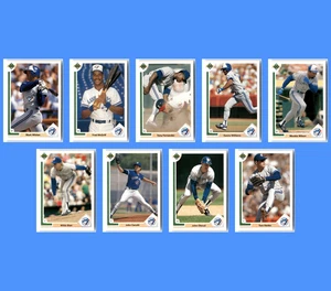Toronto Blue Jays - Lotto di 9 carte - McGriff, Olerud, Fernandez - 1991 Upper Deck - Foto 1 di 12