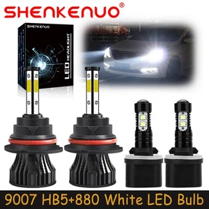 For Ford Mustang 1994-2004 6000K LED Headlight High Low Fog Light Bulbs Combo - Picture 1 of 13