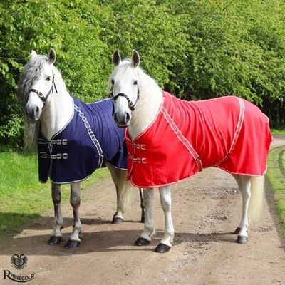 Rhinegold Comfey Fleece Rug   Stable  Travel  After Bathing  Breathable Layering - Image 1 of 4