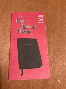The Baptist Faith and Message Book by LifeWay from the 2000 Southern convention - Bild 1 von 3