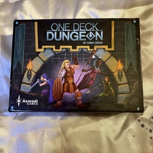 One Deck Dungeon Board Game Chris Cieslik Asmadi Games Cards Dice COMPLETE - Picture 1 of 4