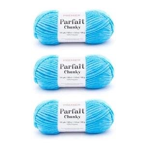 Konvolut 3 - Premier Yarns Parfait Chunky Yarn - Azure 1150-25 - Bild 1 von 2
