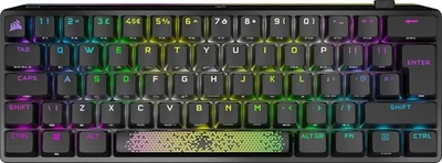 CORSAIR K70 PRO MINI WIRELESS RGB 60% Mechanical Gaming Keyboard – 60%, Black  - Image 1 of 4