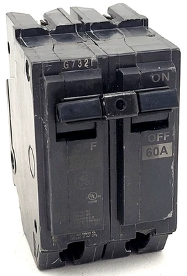 Disyuntor THHQL2160 GE 60 Amp 240 Voltios 22kA - Opción al día siguiente - Nuevo Foto 1 de 4