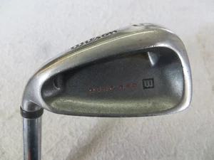 NICE LEFT HANDED WILSON DEEP RED 5 IRON FAT SHAFT STIFF STEEL 38.5" MEN - Picture 1 of 7
