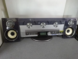 Reproductor de CD múltiple de 3 discos Emerson con juego de altavoces MS3110 - PROBADO - ¡LEER DESCRIPCIÓN! - Imagen 1 de 17