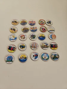 Painted Quarter Collection of 25 Coins  - Picture 1 of 7