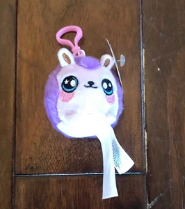 Peluche perfumado Squeezamals - erizo púrpura (clip clave - 2,5 pulgadas) - nuevo de difícil encontrar - Imagen 1 de 2