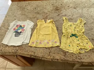 Gymboree / Limited Too Girls Size 6 Romper and Top Lot 3, Ships Free! - Picture 1 of 14