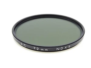 Minolta AC 72mm Neutral Density 4 (NDX4) Filter with Case - Cleaned and Checked - Picture 1 of 2