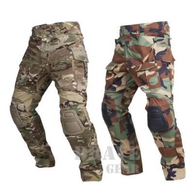 Pantalones de combate Emerson pantalones de carga tácticos del ejército + conjunto de rodilleras Foto 1 de 4