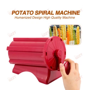 Kartoffelschneider 3 in 1 arbeitssparende & multifunktionale rote Kartoffel Spiralmaschine - Bild 1 von 14