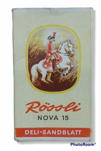 26378 Scatola di cartone - Tabacchi - Rossli Nova 15 Deli-Sandblatt - cm 11x6.5 - Picture 1 of 6