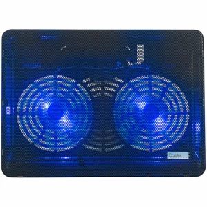 Callstel Notebook-Kühler bis 35,6 cm (14'), 2 Ventilatoren, 1.000 U/Min., 10 dB - Bild 1 von 5
