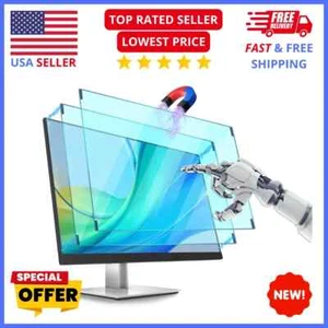 Confezione 2 Schermo Luce Blu Magnetico 24in per Monitor Senza Cornice | Sollievo Affaticamento Occhi - Foto 1 di 8