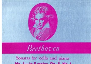 USA 1952 CLASSICAL LP BEETHOVEN JANOS STARKER A BOGIN SONATAS FOR CELLO & PIANO - Picture 1 of 6