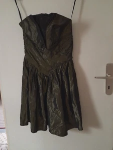 Ballkleid, Cocktailkleid, Abendkleid, C&A, dunkelgrün schillernd, Gr. 36, Nr. 54 - Bild 1 von 3