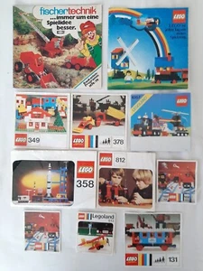 17 Alte Lego Bauanleitungen Nr.126, 130, 131, 132, 150, 151, 154, 155, 349, 358 - Bild 1 von 2
