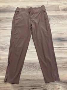 Pantalón al tobillo Athleta Brooklynn para mujer talla 12 topo ligero tiro medio cómodo - Imagen 1 de 8