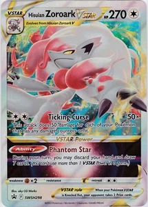 Pokemon Karte Promo #SWSH298 - HISUIAN ZOROARK VSTAR (JUMBO Größe - 8 Zoll) NM/M - Bild 1 von 1