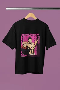 Koreanischer Cartoon Stil T-Shirt - Bild 1 von 4