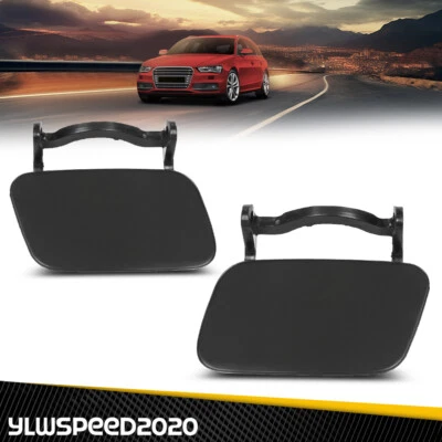 Cubierta de tapa de arandela de faros delanteros izquierda y derecha para Audi A4 2008-2012  Foto 1 de 4