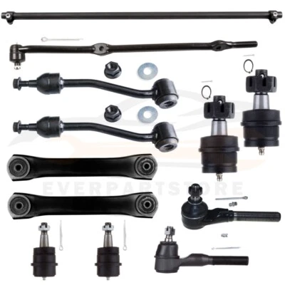 For 2003-2006 Jeep Wrangler 4.0L 12 Pcs Front Lower Control Arms Suspension Kit - Image 1 of 4