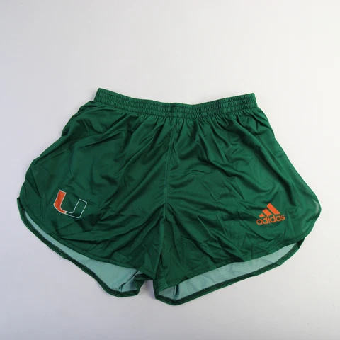 Miami Hurricanes adidas Running Short Men's Green New Cover