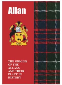 Allan Ancestry Scottish Origins of the Clan History Booklet Scottish Gift - Imagen 1 de 2