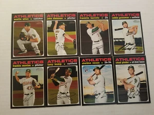 2020 Heritage & High Number Oakland Athletics Master Team Base Set (16) w/RC's - Picture 1 of 2