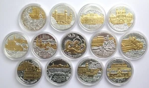 [R3427] Lot 13x 10 Euro Silbermünzen Österreich 2003-2009, Coins Only Nur Münzen - Imagen 1 de 2
