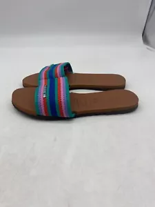 Havaianas You Malta Mix Multicolored Stripe Slide Sandals Wmn's 7/8 US -37/38 BR - Picture 1 of 10