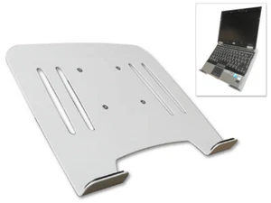 Universal Laptop Notebook Halterung Ablage für VESA 75 Wand Tischhalterung weiß - Picture 1 of 9