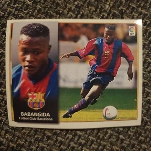 BABANGIDA BARCELONA 98 99 1998 CROMO SIN PEGAR NUNCA LIGA SPAIN - Imagen 1 de 3