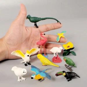 10x Mini Figuras de Pájaros Miniatura Estatuillas de Pájaros para Decoración Suministros Hágalo Usted Mismo ▷ - Imagen 1 de 24