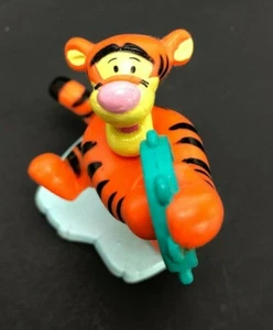 Vintage Disney Tigger Winnie the Pooh Cake Topper w Tombourine Circa 2000 3.25"  - Picture 1 of 7